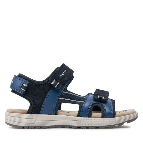Geox Sandale Geox J Sandal Alben Boy J35AVA 01520 CF44M D Tamnoplava