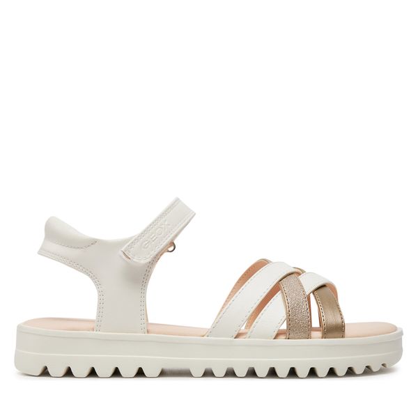 Geox Sandale Geox J Sandal Coralie Gir J356EA 054AJ C0588 D White/Platinum