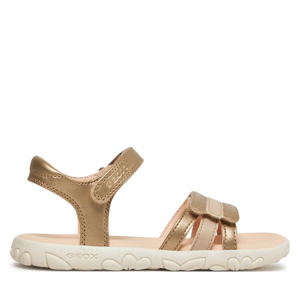 Geox Sandale Geox J Sandal Haiti Girl J458ZD 0NFBC C2010 S Platinum