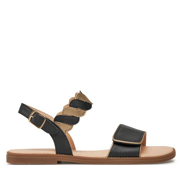 Geox Sandale Geox J Sandal Karly Girl J4535G 054AJ C0531 D Black/Platinum