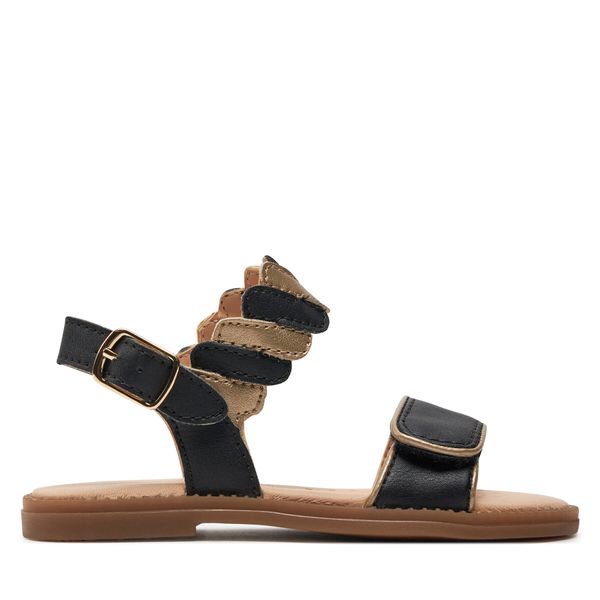 Geox Sandale Geox J Sandal Karly Girl J4535G 054AJ C0531 M Black/Platinum