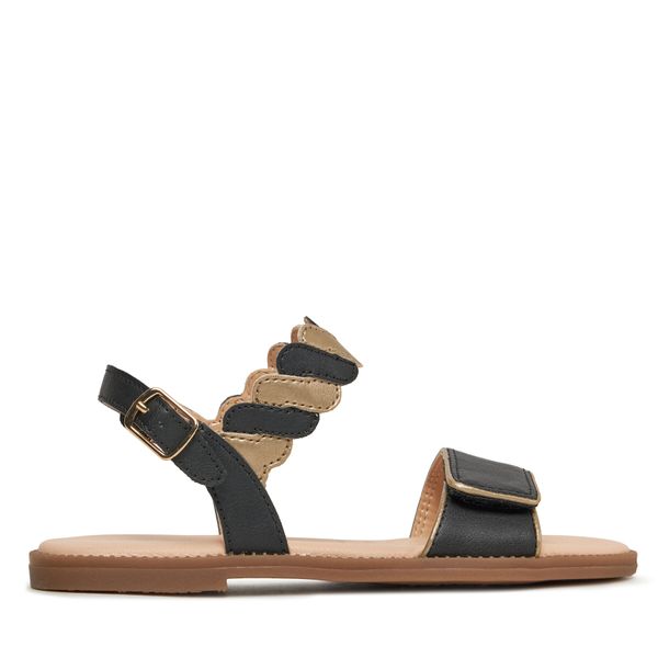 Geox Sandale Geox J Sandal Karly Girl J4535G 054AJ C0531 S Black/Platinum