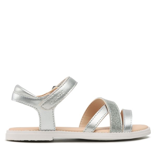 Geox Sandale Geox J Sandal Karly Girl J5235D0HINFC1007 M Silver