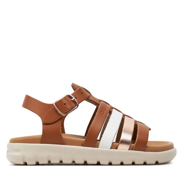 Geox Sandale Geox J Sandal Soleima Gir J35GSB 043CF C6A7F M Brandy/Copper