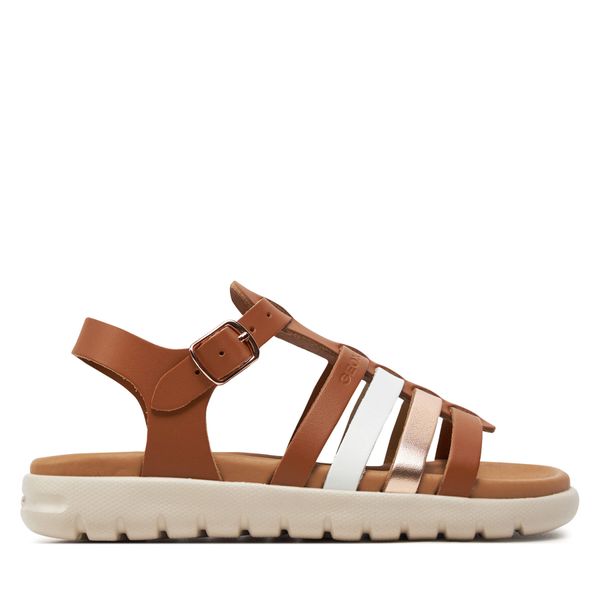 Geox Sandale Geox J Sandal Soleima Gir J35GSB 043CF C6A7F S Smeđa