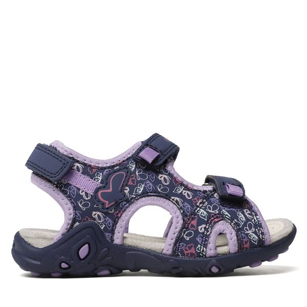 Geox Sandale Geox J Sandal Whinberry G J35GRD0CE15CF48E S Navy/Dk Lilac