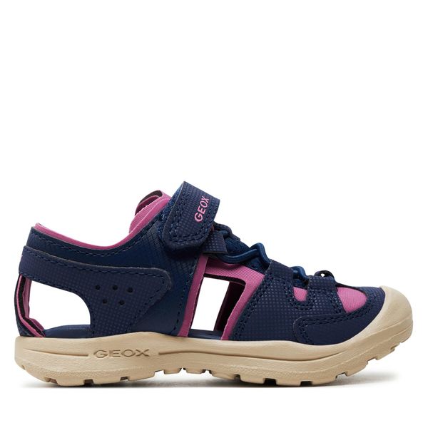 Geox Sandale Geox J Vaniett Girl J456AB 015CE C4268 M Navy/Fuchsia