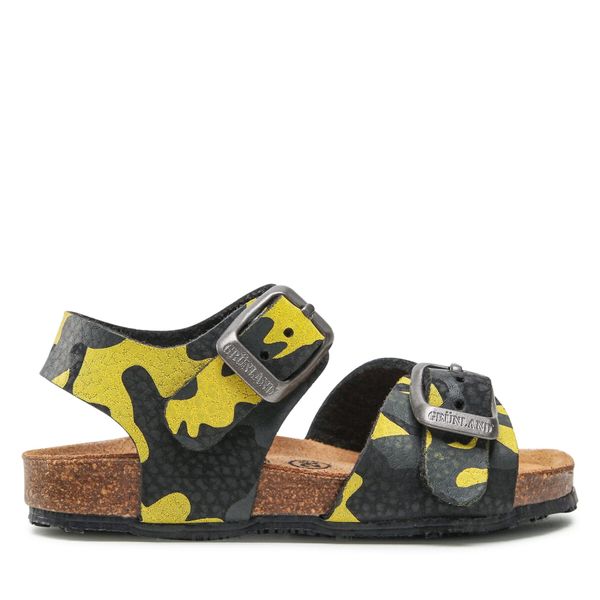 Grünland Sandale Grünland Afre SB1778-40 Giallo/Militare