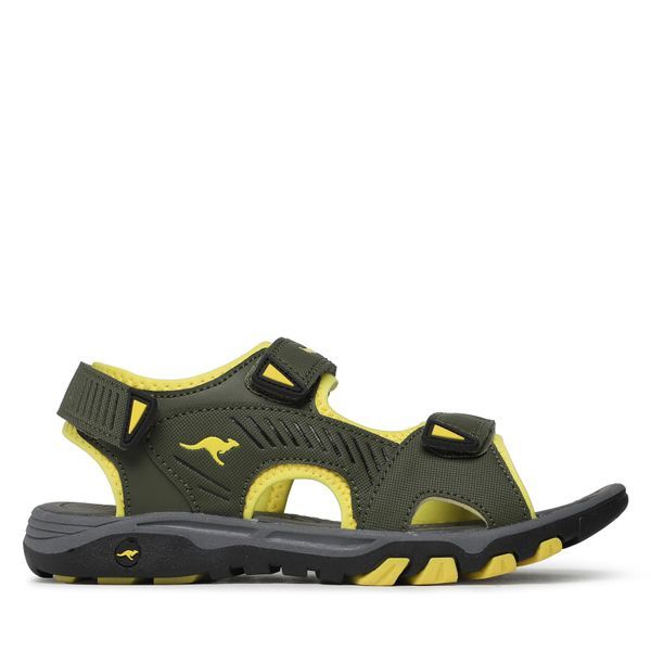 KangaRoos Sandale KangaRoos 10049 000 8095 Olive/Lemon Chrome