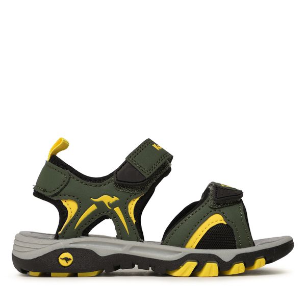 KangaRoos Sandale KangaRoos 18729 000 8504 M Olive/Sun Yellow