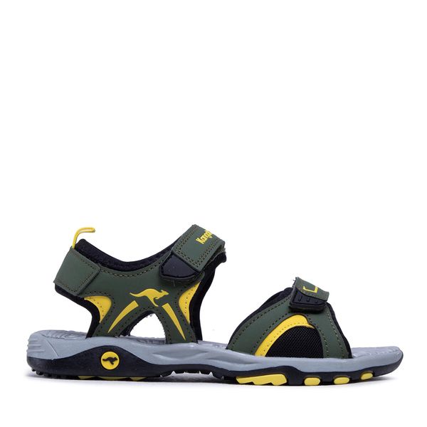 KangaRoos Sandale KangaRoos K-Mont 18729 000 8504 Olive/Sun Yellow