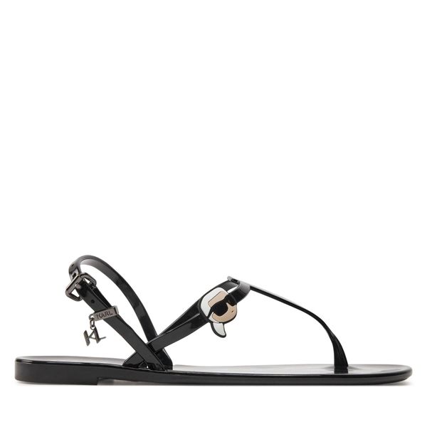 KARL LAGERFELD Sandale KARL LAGERFELD KL80002N Black Rubber V00