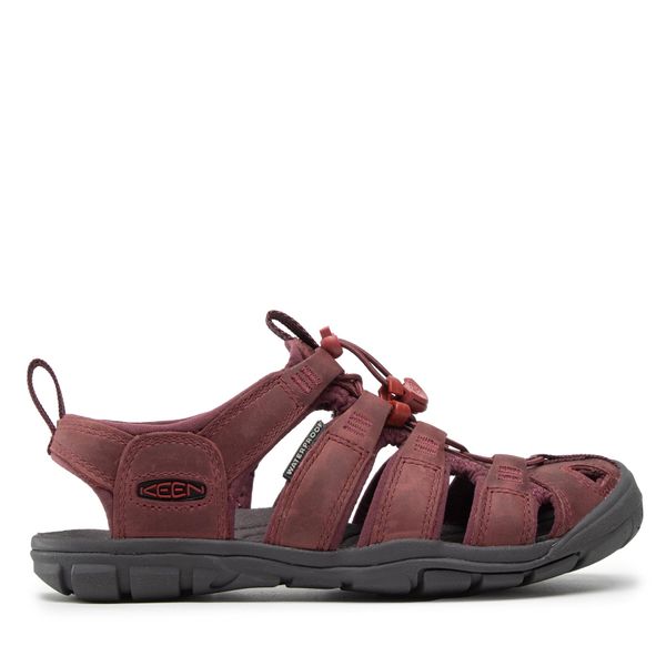 Keen Sandale Keen Clearwater Cnx Lleather 1025088 Tamnocrvena