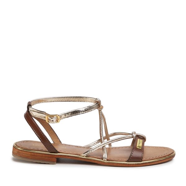 Les Tropeziennes Sandale Les Tropeziennes Hirondel 11513 Tan/Gold