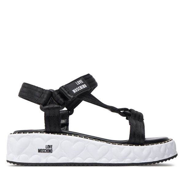LOVE MOSCHINO Sandale LOVE MOSCHINO JA16365I0IIX5000 Crna