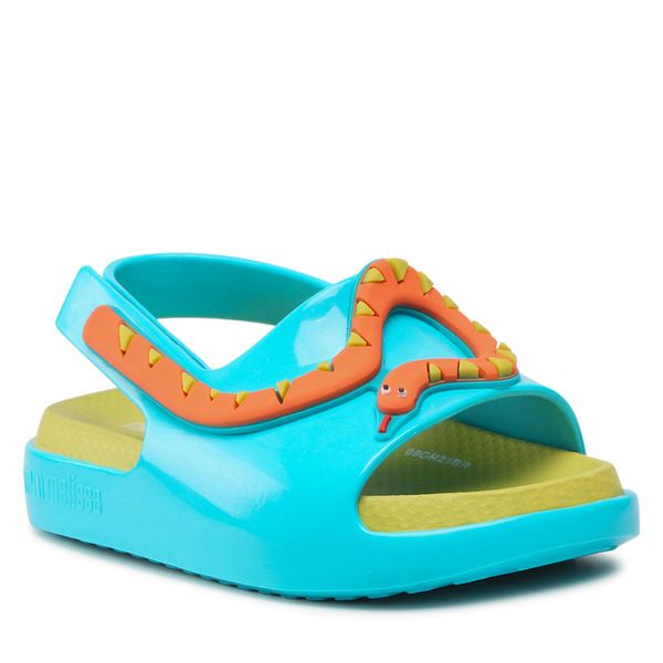 Melissa Sandale Melissa Mini Melissa Cloud Slide 33452 Blue/Green 54164