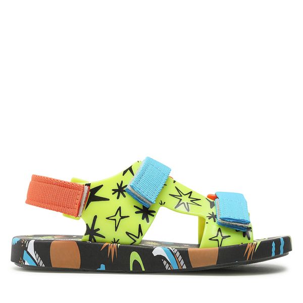 Melissa Sandale Melissa Mini Melissa Pingpong + Fabula 33450 Black/Green AE739