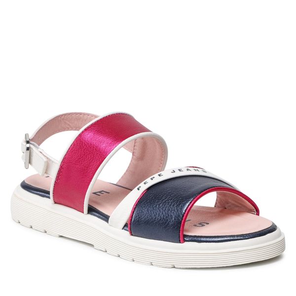 Pepe Jeans Sandale Pepe Jeans Wendy Logo PGS90183 Fresh Fucjsia 347