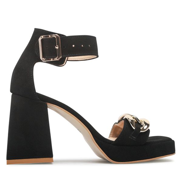 Roberto Sandale Roberto 3207 Czarny Welur