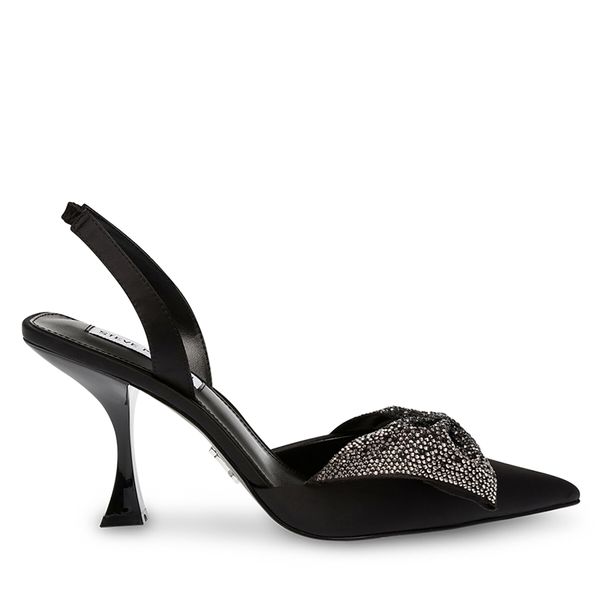 Steve Madden Sandale Steve Madden Niteowl Sandal SM11002927-04003-486 Black Satin