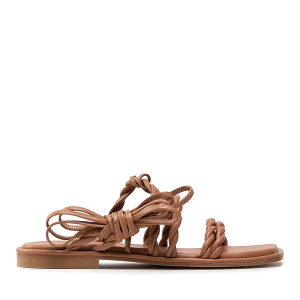 Stuart Weitzman Sandale Stuart Weitzman Calypso Lace-Up S0998 Tan
