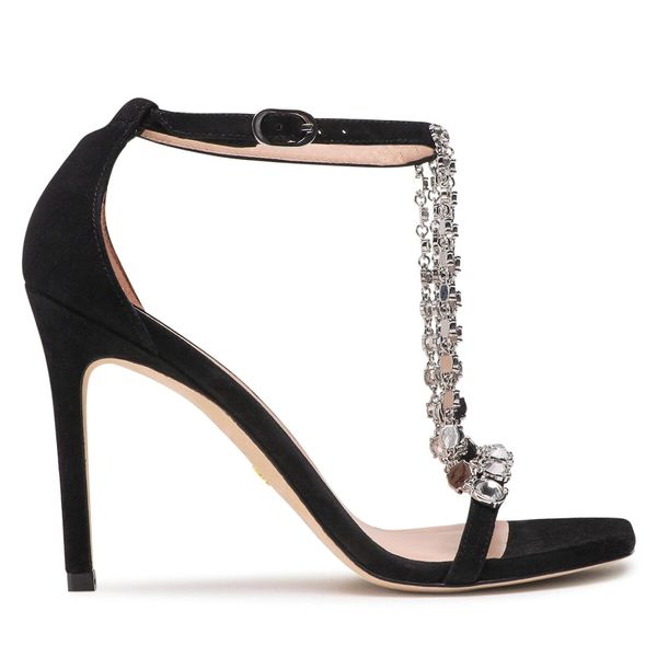 Stuart Weitzman Sandale Stuart Weitzman Stardust 100 Sandal S7033 Blk