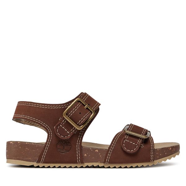 Timberland Sandale Timberland Castle Island 2 Strap TB0A5SZT9311 Dark Brown