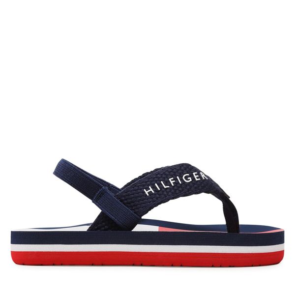 Tommy Hilfiger Sandale Tommy Hilfiger Flag Flap Flop T1B8-32917-0058 Blue 800