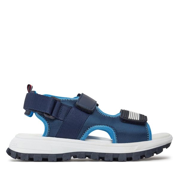 Tommy Hilfiger Sandale Tommy Hilfiger Flag Velcro Sandal T3B2-33434-1591 S Blue 800