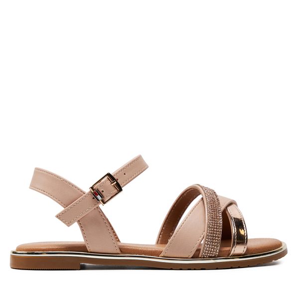 Tommy Hilfiger Sandale Tommy Hilfiger Flat Sandal T3A2-33252-0326 M Pink 302
