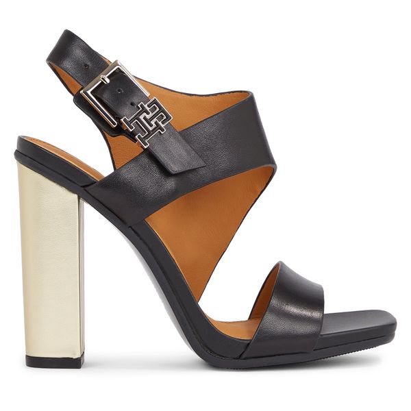 Tommy Hilfiger Sandale Tommy Hilfiger Th Hardware Block High Heel FW0FW07886 Black BDS