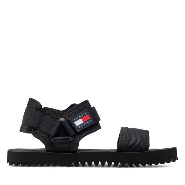 Tommy Jeans Sandale Tommy Jeans Tjm Sandal Luxe EM0EM01387 Crna