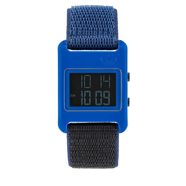adidas Originals Sat adidas Originals Retro Pop Digital Watch AOST23066 Blue