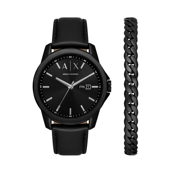 Armani Exchange Sat Armani Exchange Banks Gift Set AX7147SET Black