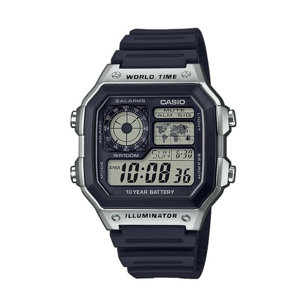Casio Sat Casio AE-1200WH-1CVEF Black/Silver