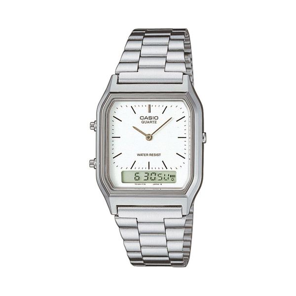 Casio Sat Casio AQ-230A-7DMQYES Silver/Silver