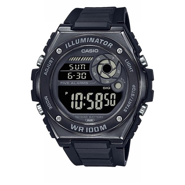 Casio Sat Casio Digital MWD-100HB-1BVEF Black