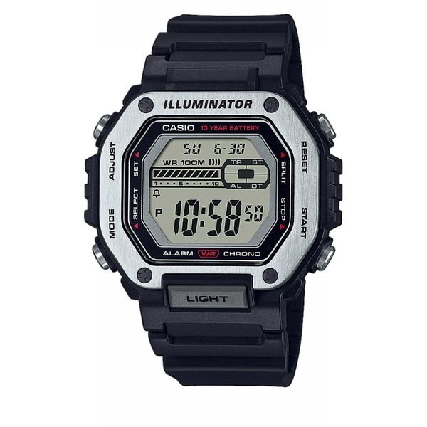 Casio Sat Casio Digital MWD-110H-1AVEF Black