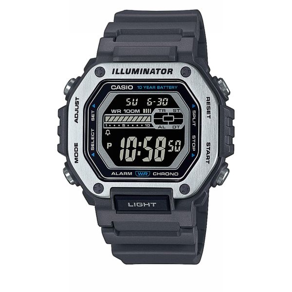 Casio Sat Casio Digital MWD-110H-8BVEF Grey