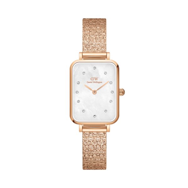 Daniel Wellington Sat Daniel Wellington Quadro Lumine Pressed Piano DW00100578 Gold/White