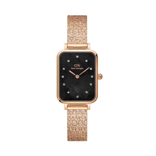 Daniel Wellington Sat Daniel Wellington Quadro Lumine Pressed Piano DW00100579 Gold/Black