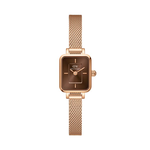 Daniel Wellington Sat Daniel Wellington Quadro Mini Melrose Amber DW00100649 Gold/Brown