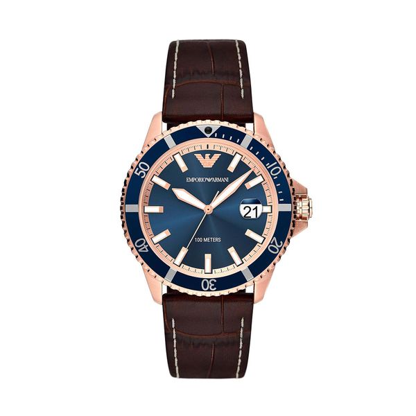 Emporio Armani Sat Emporio Armani Diver AR11556 Navy/Brown