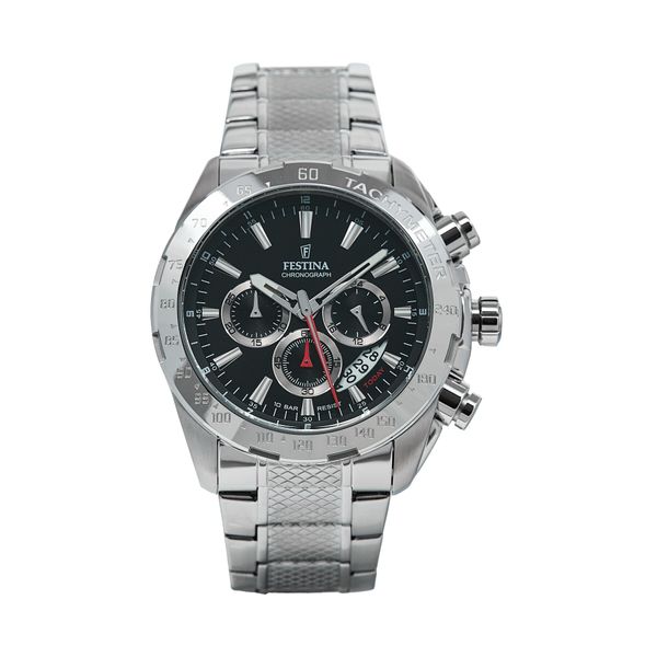 Festina Sat Festina Timeless Chronograph 20668/4 Black/Silver
