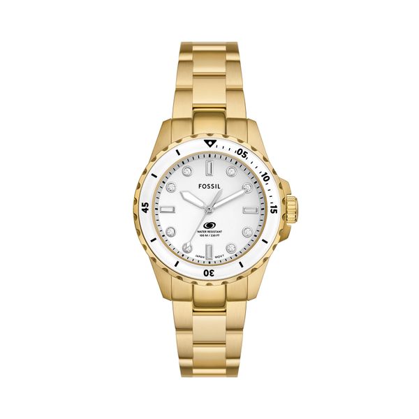 Fossil Sat Fossil Blue ES5350 Zlatna