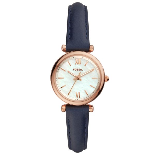 Fossil Sat Fossil Carlie ES4502 Navy/Rose Gold