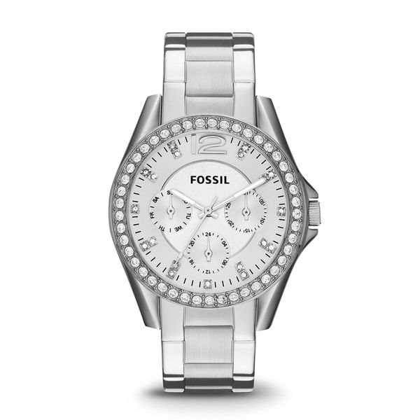 Fossil Sat Fossil Riley ES3202 Sliver/Steel