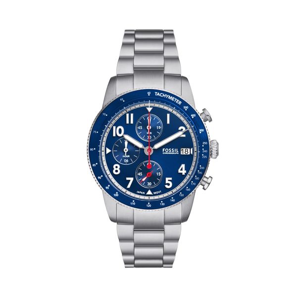 Fossil Sat Fossil Sport Tourer FS6047 Silver