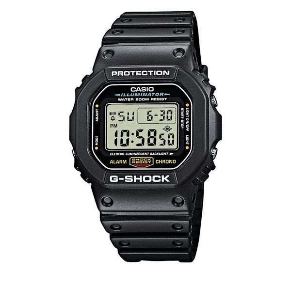 G-Shock Sat G-Shock DW-5600E-1VER Black/Black