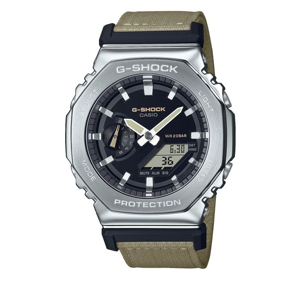 G-Shock Sat G-Shock GM-2100C -5AER Silver/Beige